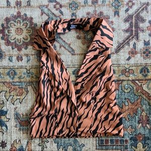 Tiger Mist tiger print Aimee top
